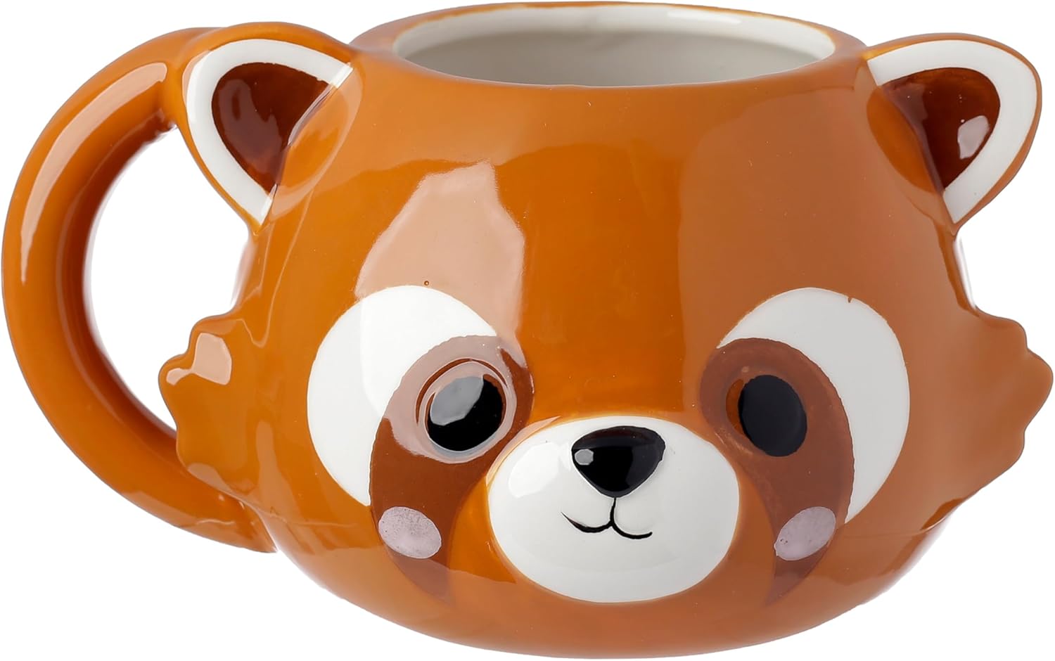 Puckator Adoramals Red Panda Head Ceramic Shaped Mug