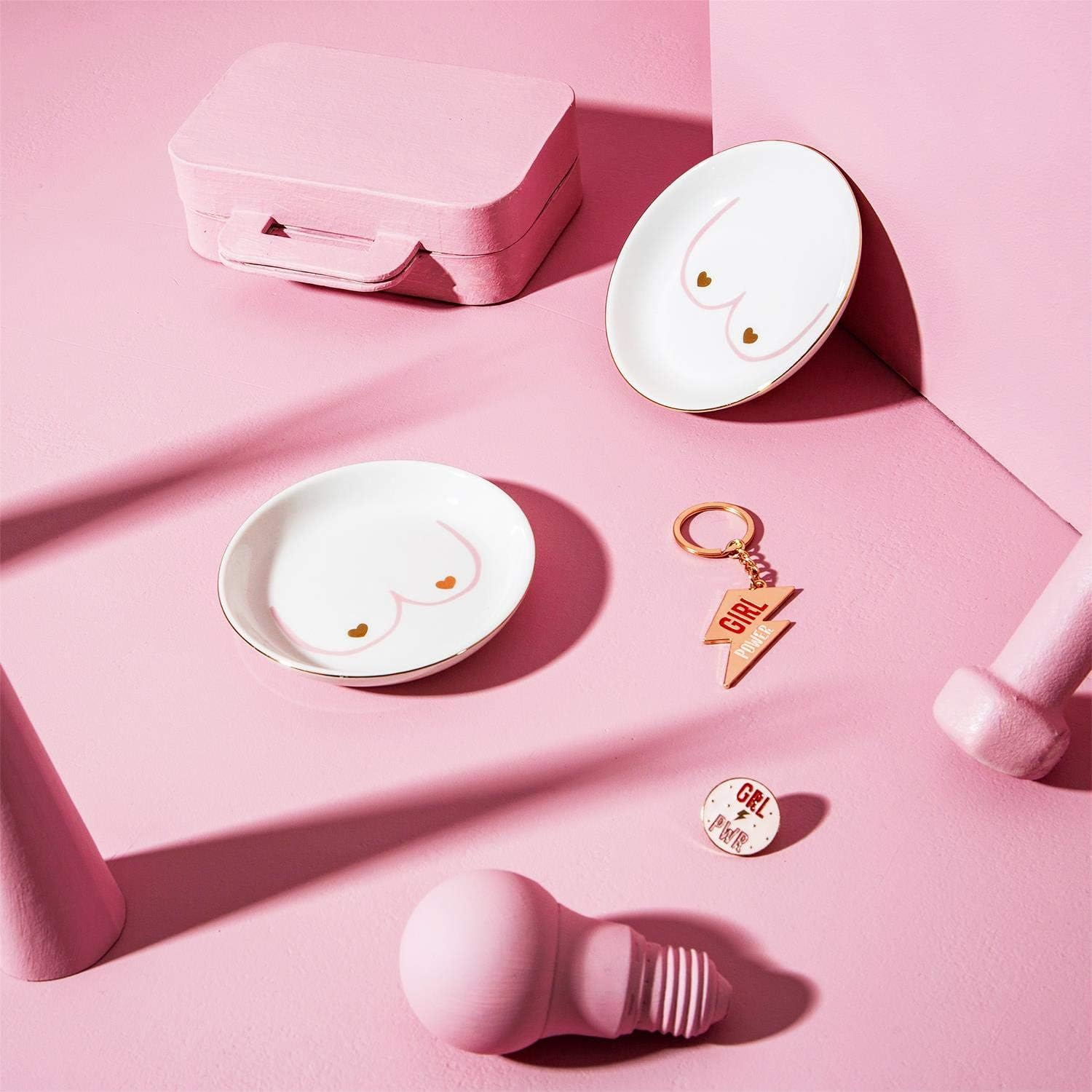 Sass & Belle Girl Power Boobies Trinket Dish