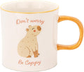 Sass & Belle Don't Worry Be Cappy Mug - Cute Mug with Positive Message