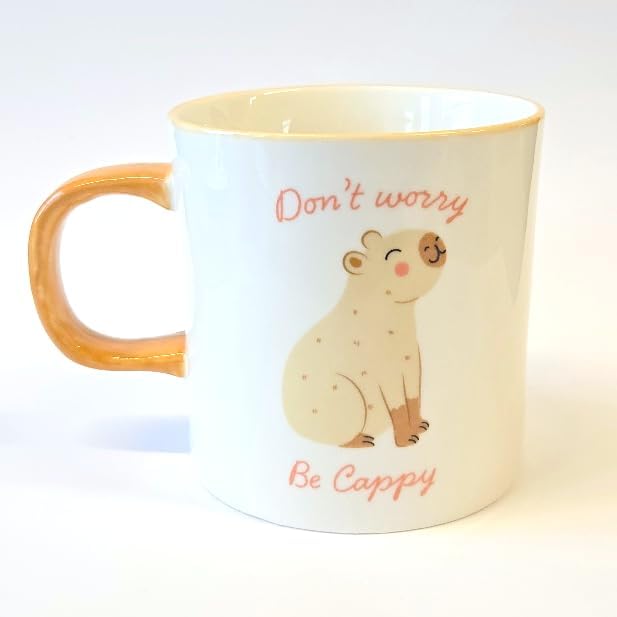 Sass & Belle Don't Worry Be Cappy Mug - Cute Mug with Positive Message