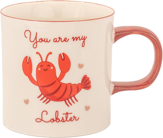 Sass & Belle You are My Lobster Mug – Funny Novelty Coffee Cup Gift for Friends Fans