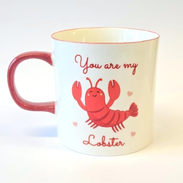 Sass & Belle You are My Lobster Mug – Funny Novelty Coffee Cup Gift for Friends Fans
