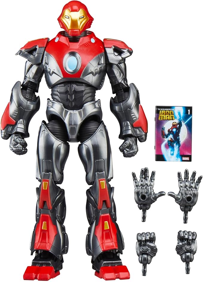 Marvel Legends Series Ultimate Iron Man Action Figure, Red and Gold
