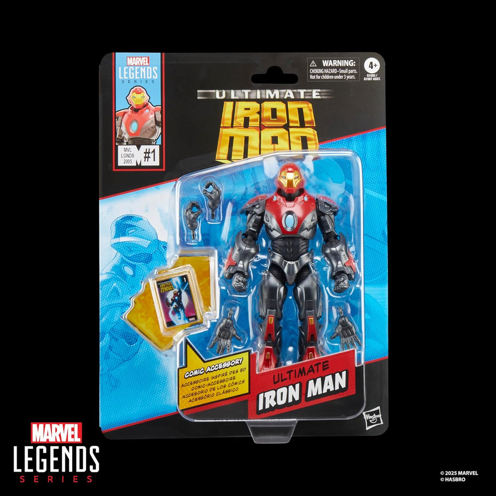 Marvel Legends Series Ultimate Iron Man Action Figure, Red and Gold