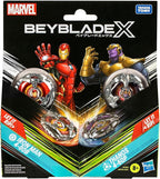 Beyblade X Marvel Collab Iron Man 4-80B vs. Thanos 4-60B Multipack Set