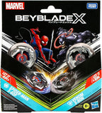Beyblade X Marvel Collab Spider-Man 3-60F vs. Venom 3-80N Multipack Set