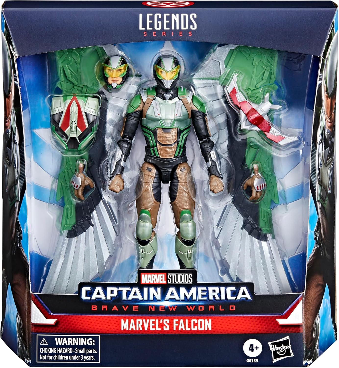 Hasbro Marvel Legends Series Falcon, Captain America: Brave New World Deluxe 15-cm Action Figure