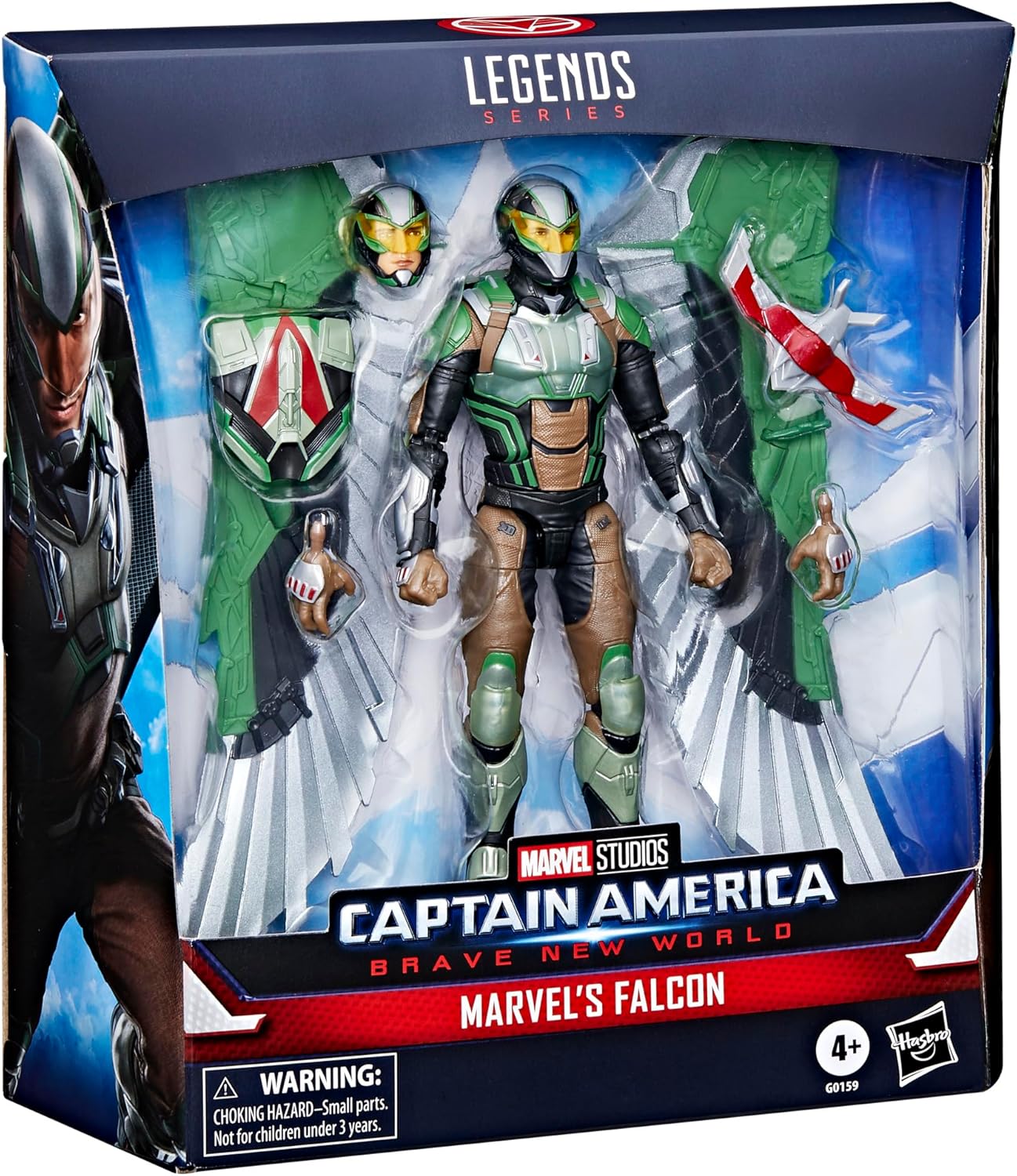 Hasbro Marvel Legends Series Falcon, Captain America: Brave New World Deluxe 15-cm Action Figure