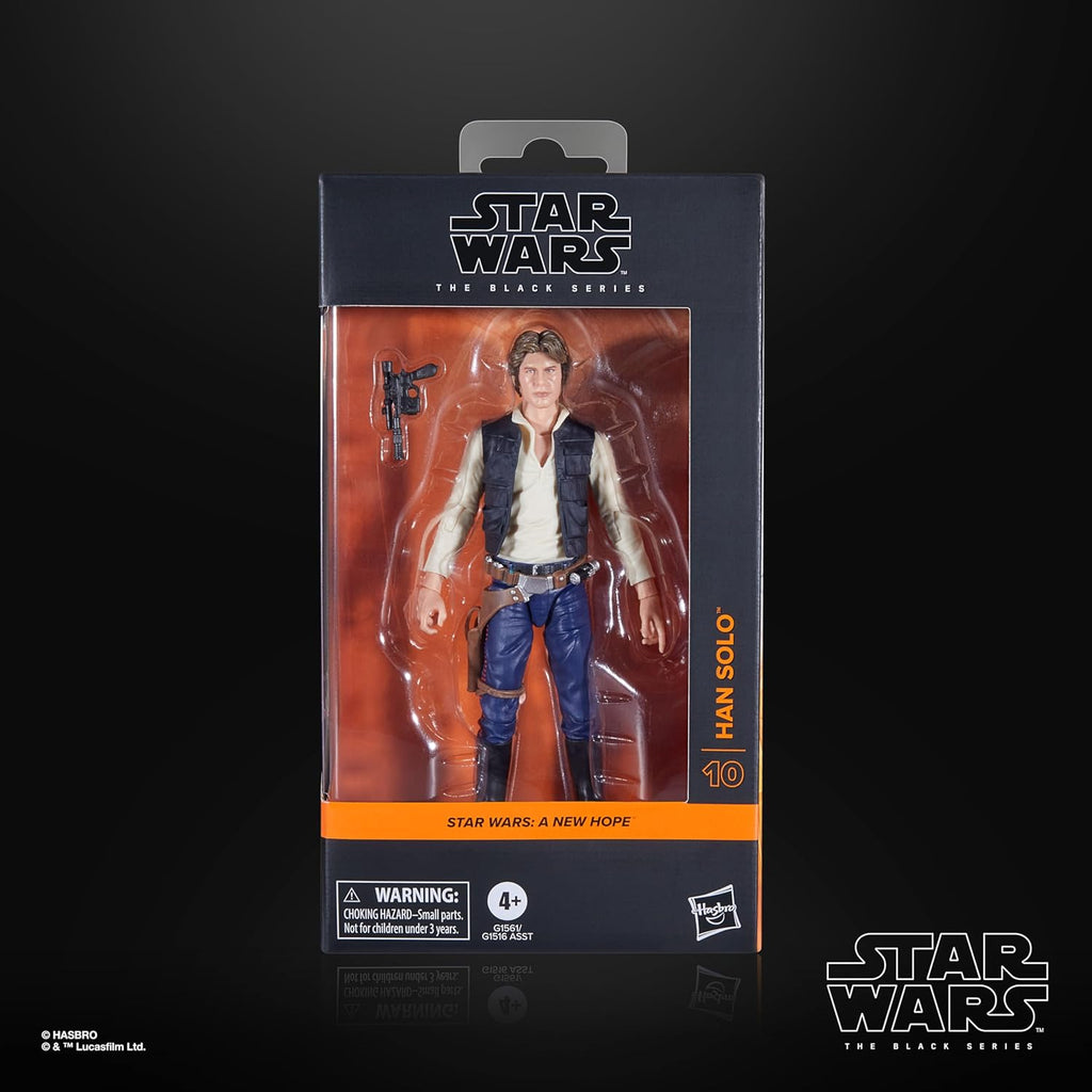 Hasbro Star Wars The Black Series Han Solo, A New Hope Premium Collectible 15-cm Action Figure