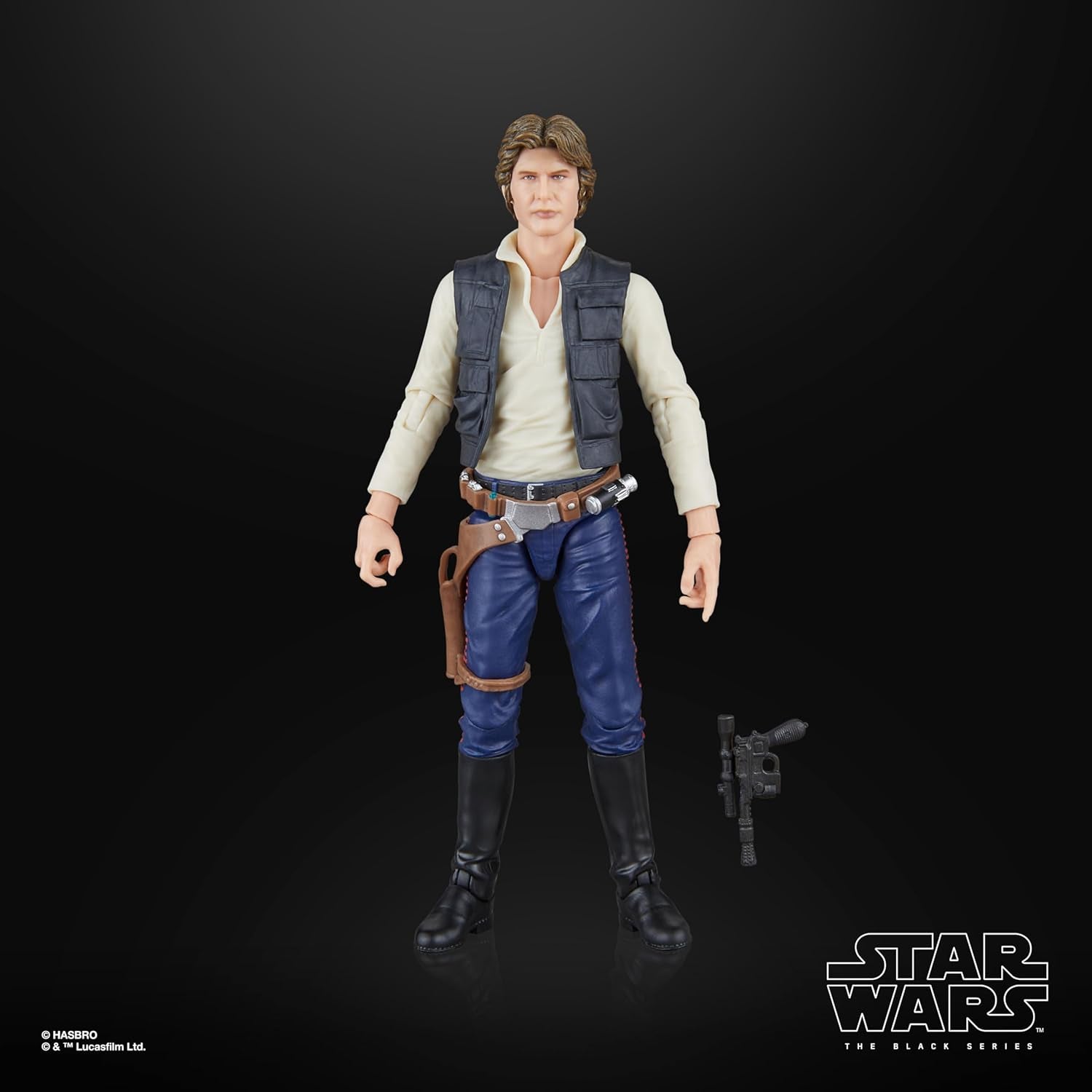 Hasbro Star Wars The Black Series Han Solo, A New Hope Premium Collectible 15-cm Action Figure