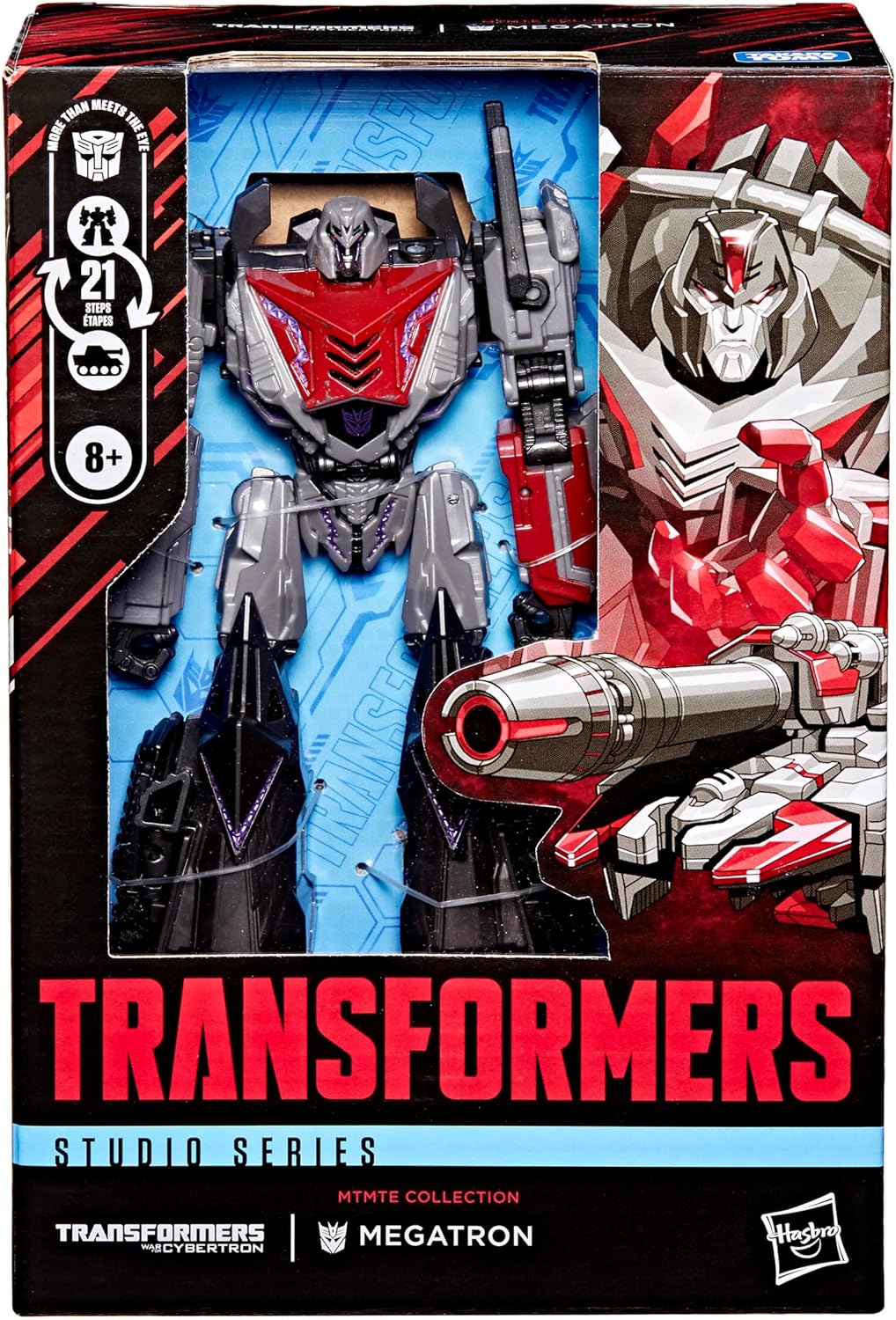 Hasbro Transformers Studio Series MTMTE Collection War for Cybertron Megatron Action Figure