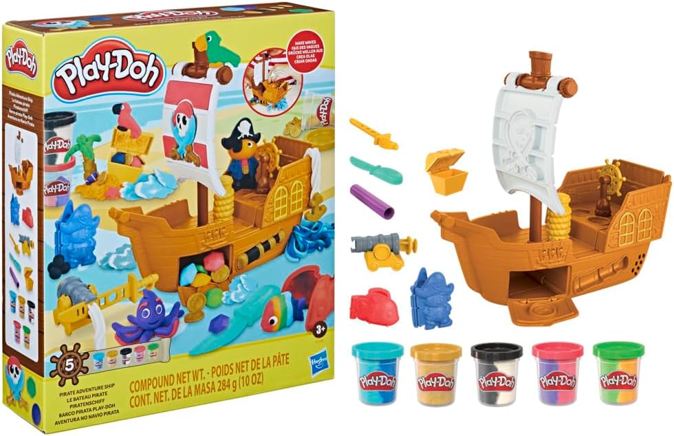 Hasbro Play-Doh Pirate Adventure Ship Playset