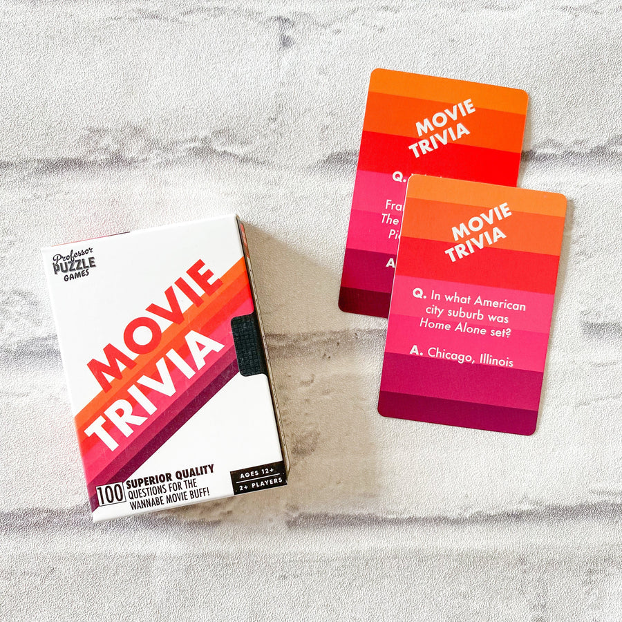 Professor Puzzle Movie Trivia Party Game