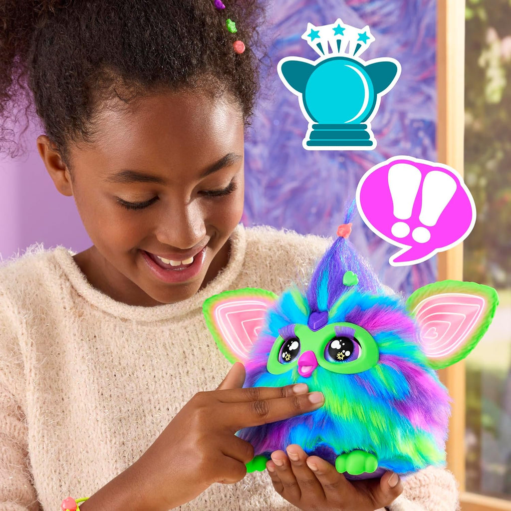 Hasbro Furby Galaxy Glow in the Dark Interactive Plush Toy