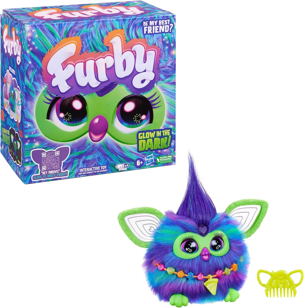 Hasbro Furby Galaxy Glow in the Dark Interactive Plush Toy