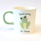 Sass & Belle Don't Worry Be Hoppy Frog Mug