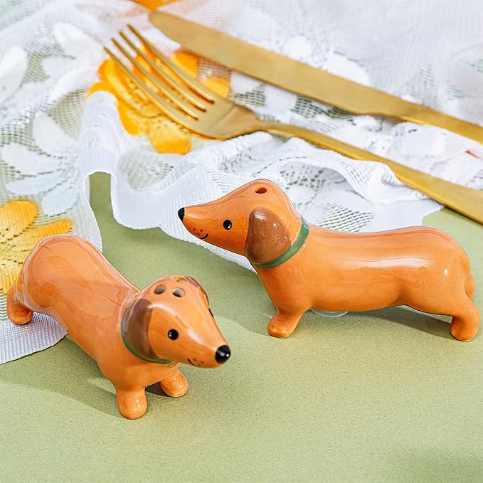 Sass & Belle Dachshund Salt and Pepper Set