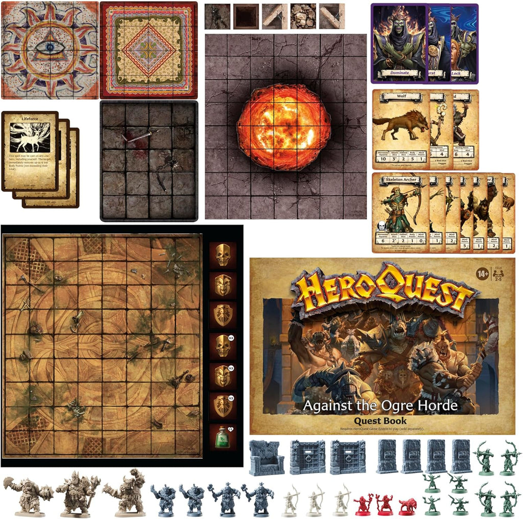 Avalon Hill Heroquest Against the Ogre Horde Quest Pack