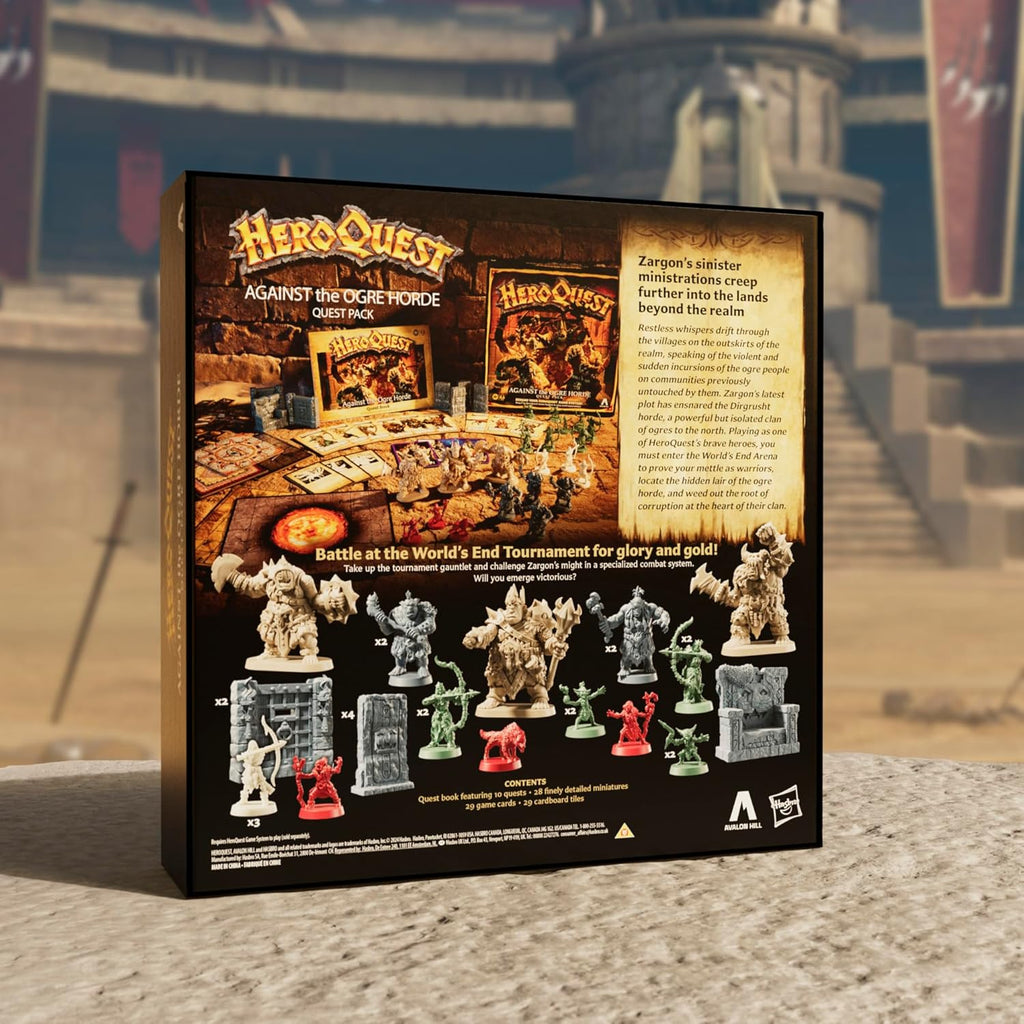 Avalon Hill Heroquest Against the Ogre Horde Quest Pack