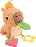 Fisher-Price Snuggly Snacky Capybara Baby Sensory Toy