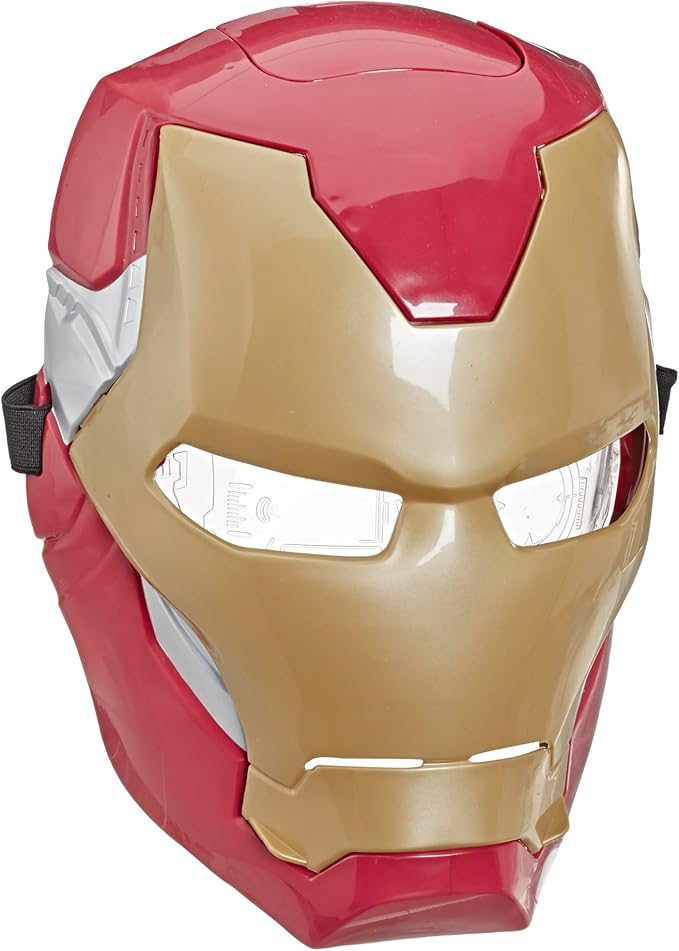Hasbro Marvel Avengers Iron Man Flip FX Mask with Flip-Activated Light Effects for Costume and Role-Play Dress Up