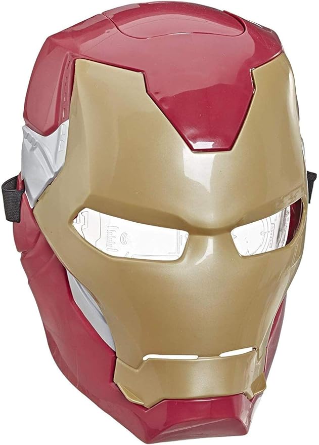 Hasbro Marvel Avengers Iron Man Flip FX Mask with Flip-Activated Light Effects for Costume and Role-Play Dress Up