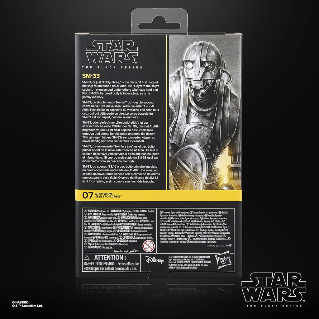 Hasbro Star Wars The Black Series SM-33, Skeleton Crew Deluxe Collectible 6 Inch Action Figure
