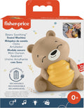 Fisher Price Baby Toy Beary Soothing Portable Sound Machine with Music, Night Light & Customizable Timer