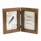Sass & Belle Double Mango Wood Photo Frame