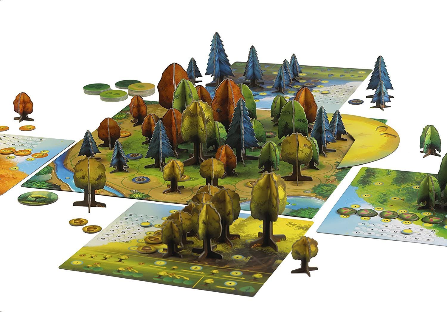 Coiled Spring Photosynthesis Under The Moonlight - Expansion to Photosynthesis Original Game