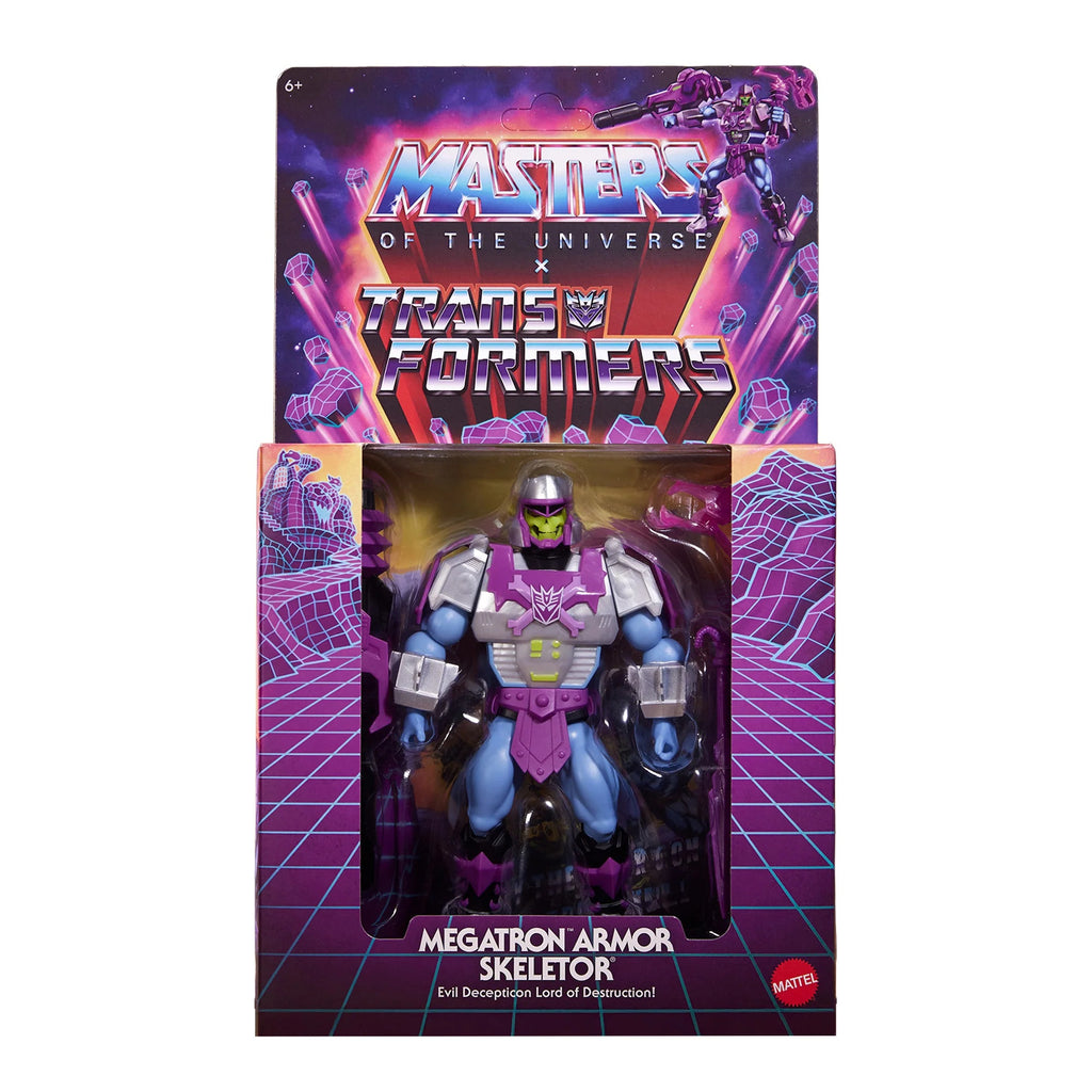 Mattel Masters of Universe Origins & Transformers, Megatron Armor Skeletor 5.5 Inch Action Figure