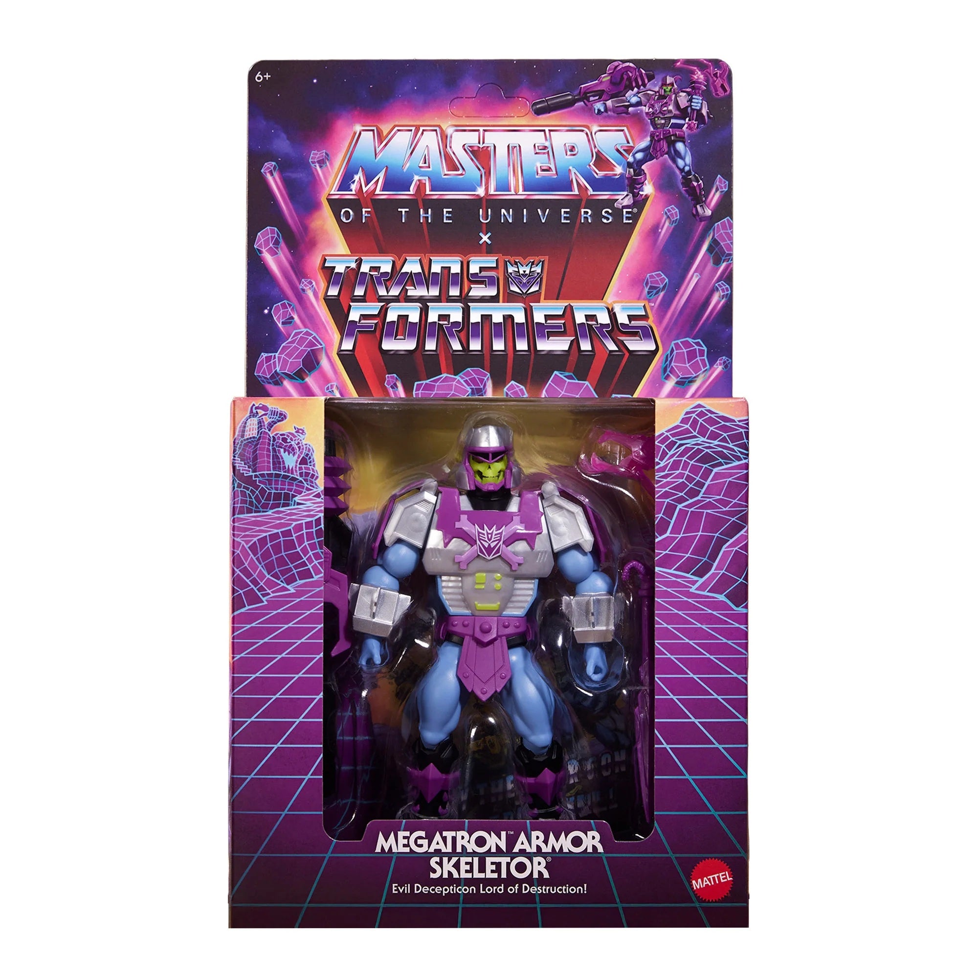 Mattel Masters of Universe Origins & Transformers, Megatron Armor Skeletor 5.5 Inch Action Figure