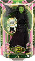 Mattel Wicked Singing Elphaba Fashion Doll & Accessories, Posable with Movie-Inspired Look & Removable Outfit, Sings “Defying Gravity”