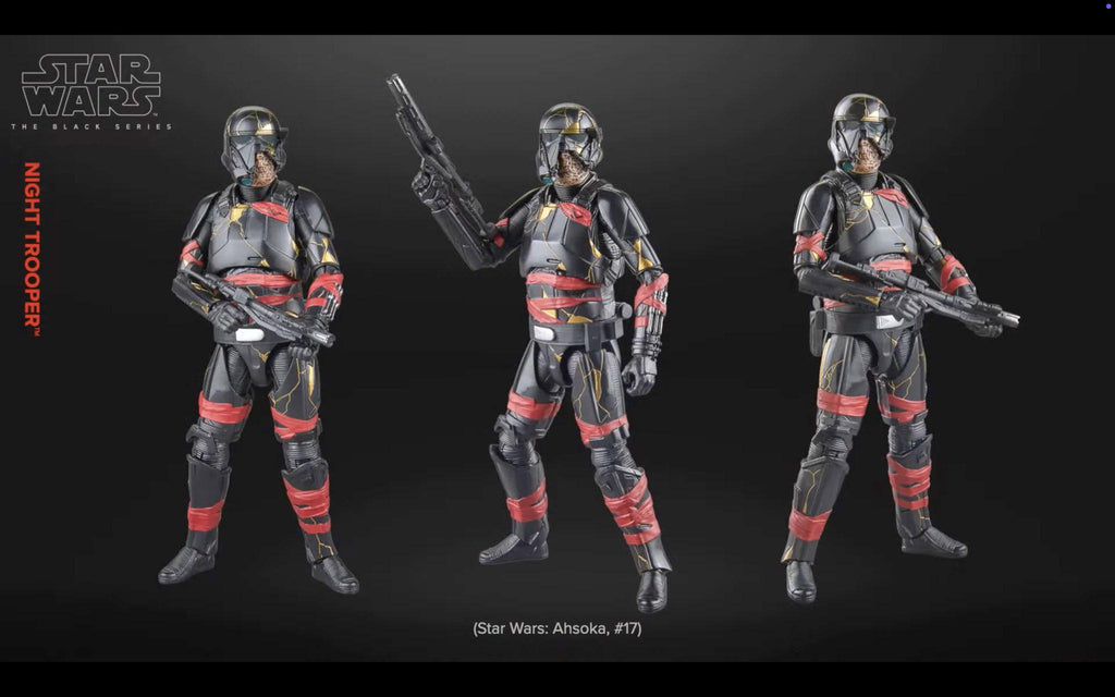 Hasbro Star Wars The Black Series Night Trooper, Ahsoka Premium Collectible 15-cm Action Figure