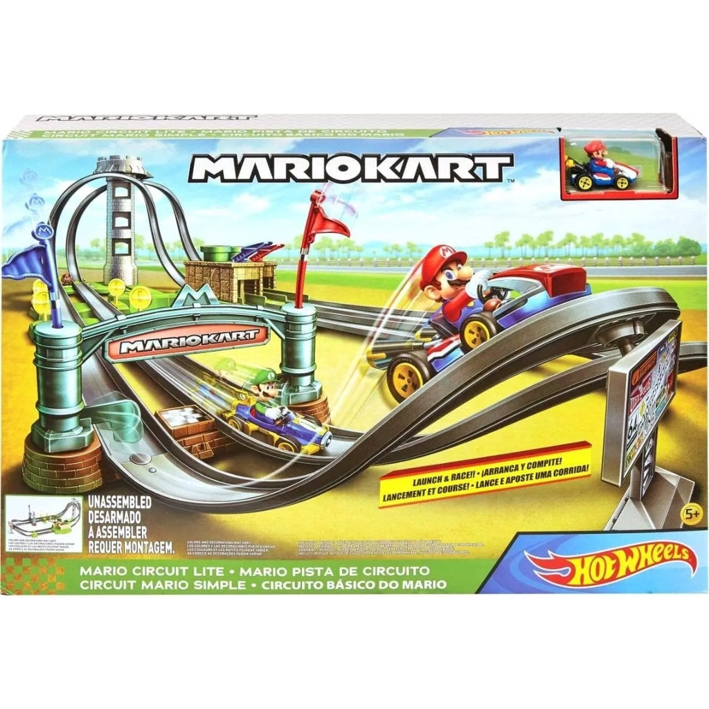 Mattel Hot Wheels Mariokart Mario Circuit Track Set
