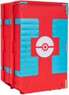 Jazwares Pokémon Carry Case Beach Battle Playset – Portable Transforming Backpack with 2-Inch Pikachu Battle Figure