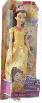 Disney Princess Belle Fashion Doll with Chip Figure and Accessories