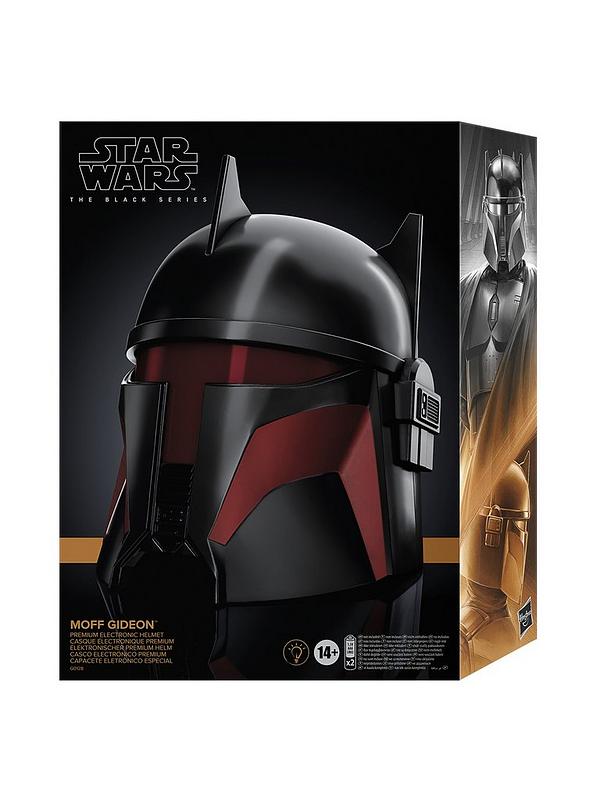 Hasbro Star Wars The Black Series Moff Gideon Premium Electronic Helmet with Light FX, Adult Roleplay Item