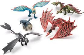 Spin Master Dreamworks Dragons How to Train Your Dragon, 5-Pack Dragon Catcher Set with Hiccup’s Mangler Net Launcher