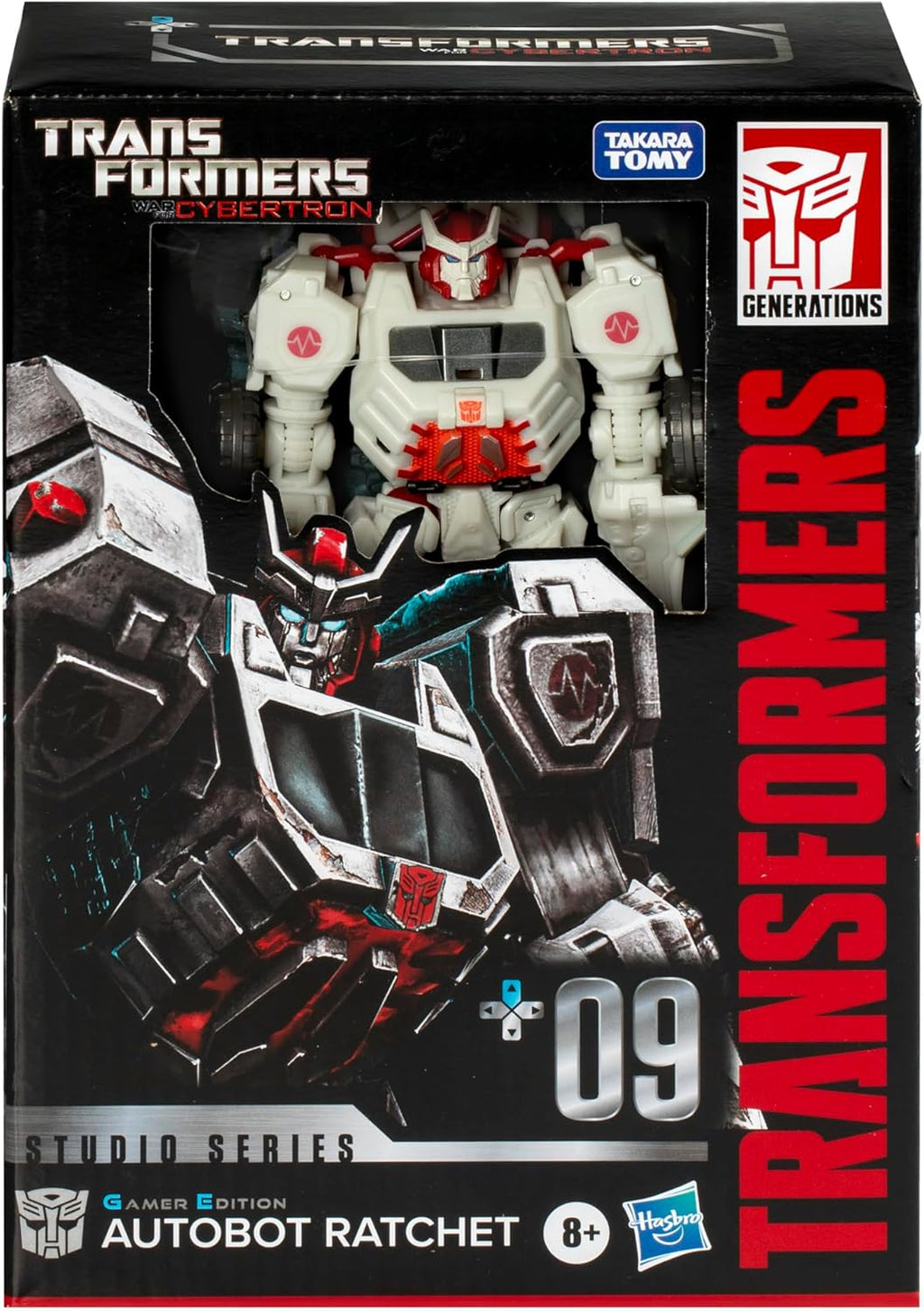 Hasbro Transformers Toys Studio Series Voyager War for Cybertron 09 Gamer Edition Ratchet Action Figure