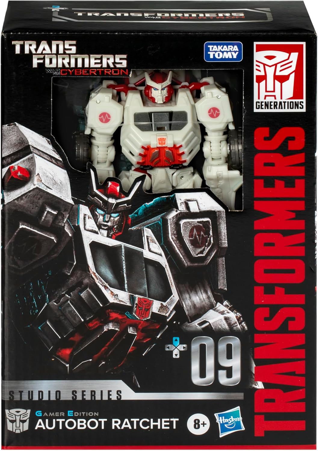 Hasbro Transformers Toys Studio Series Voyager War for Cybertron 09 Gamer Edition Ratchet Action Figure