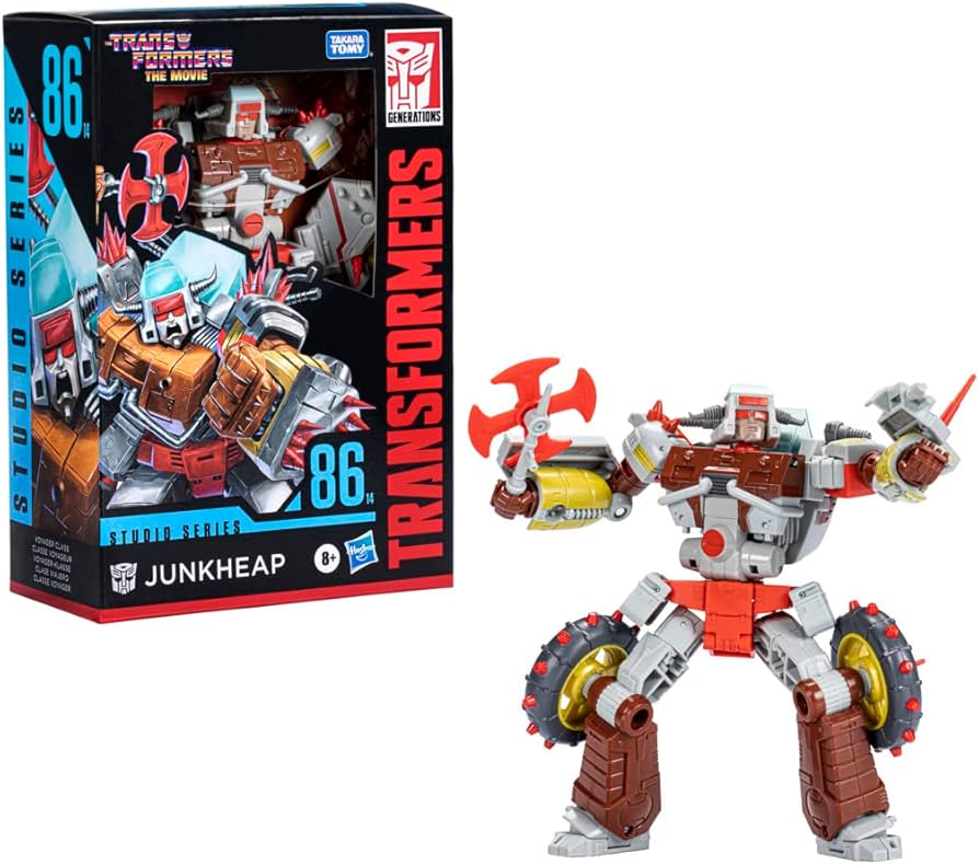 Hasbro Transformers Toys Studio Series 86-14 Voyager The The Movie Junkheap Action Figure, 8 and Up, 6.5-inch, Multicolor, One Size (F3177)