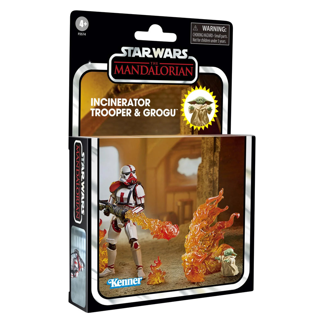 Hasbro Star Wars The Vintage Collection Deluxe Incinerator Trooper & Grogu