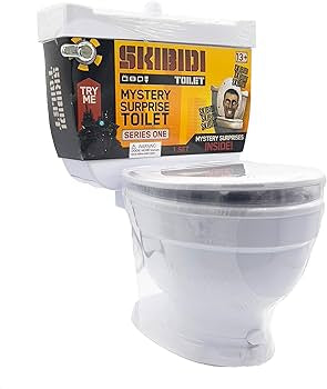Bonkers Toys Skibidi Toilet Mystery Toilet – Surprise Toys Inside