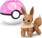 MEGA Pokémon – Poké Ball 2-Pack Building Set: Charmander & Eevee (40 Pieces)