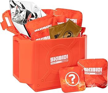 Bonkers Toys Skibidi Toilet Giant Mystery Loot Box, with 20 Mystery Surprises
