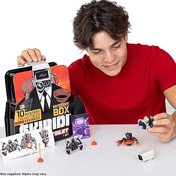 Bonkers Toys Skibidi Toilet Mystery box With 10 mystery surprises
