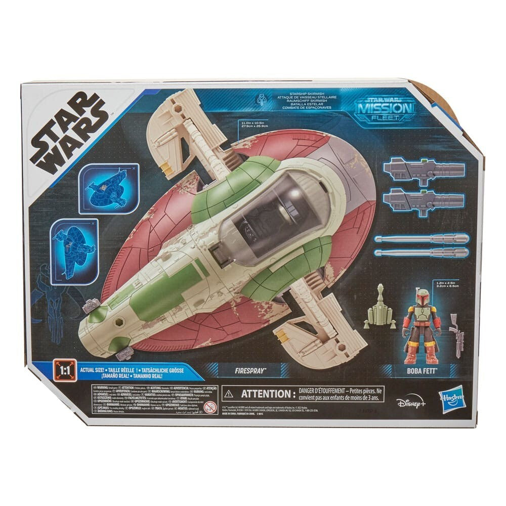Hasbro Star Wars Mission Fleet Starship Skirmish Boba Fett & Starship 2.5-Inch Figure & Vehicle