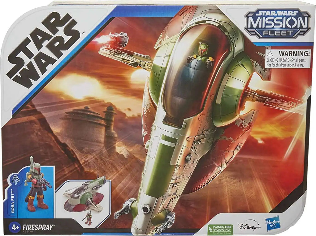 Hasbro Star Wars Mission Fleet Starship Skirmish Boba Fett & Starship 2.5-Inch Figure & Vehicle