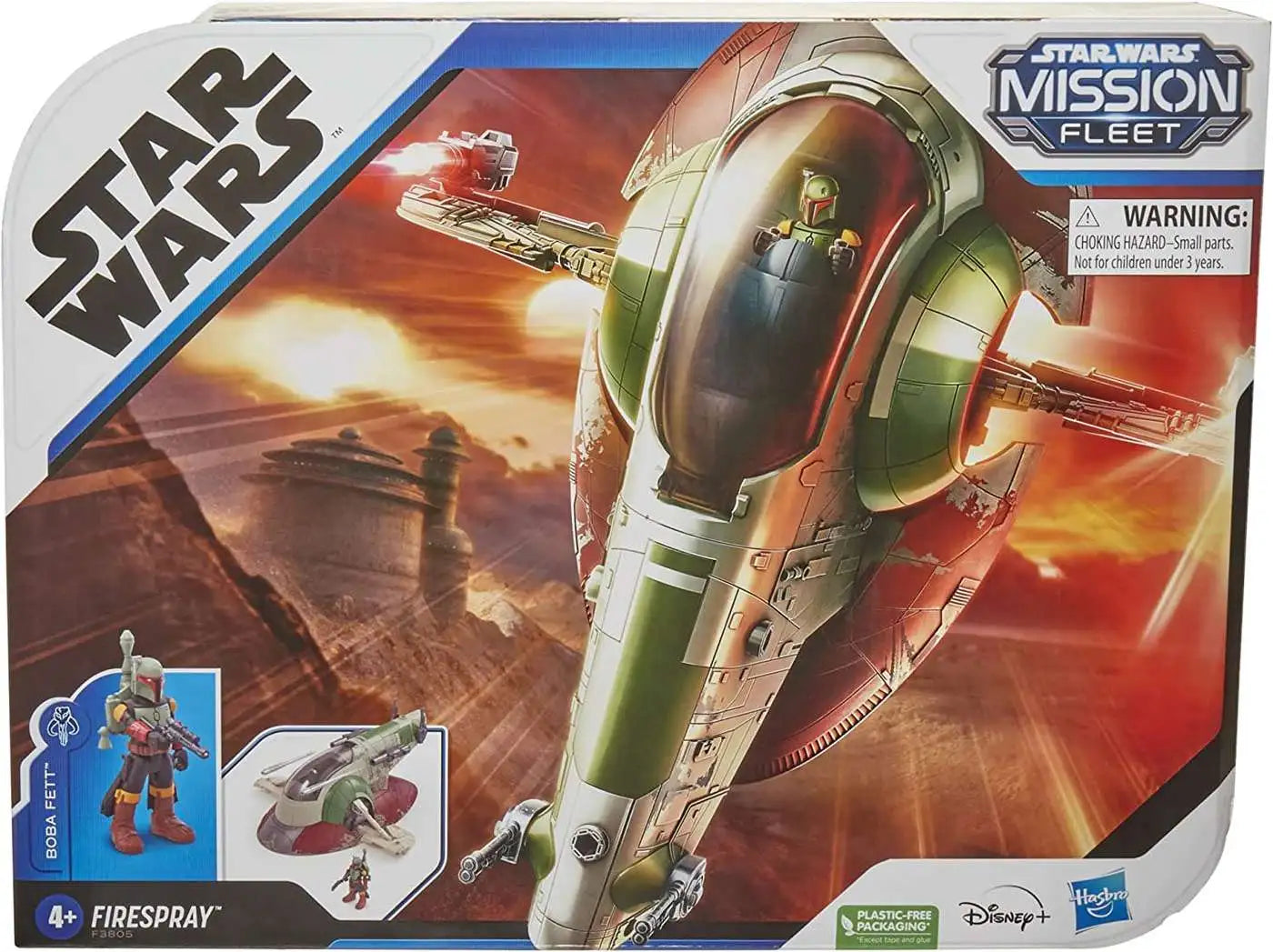 Hasbro Star Wars Mission Fleet Starship Skirmish Boba Fett & Starship 2.5-Inch Figure & Vehicle